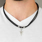 Arrow Edge - Black - Paparazzi Necklace Image