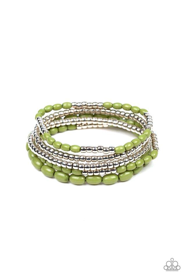 Paparazzi Bracelet ~ Meet and Mingle - Green
