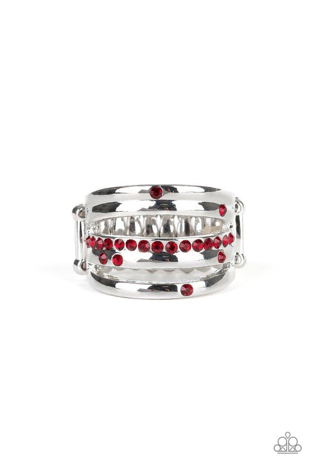 Paparazzi Ring ~ Make A SHEEN - Red