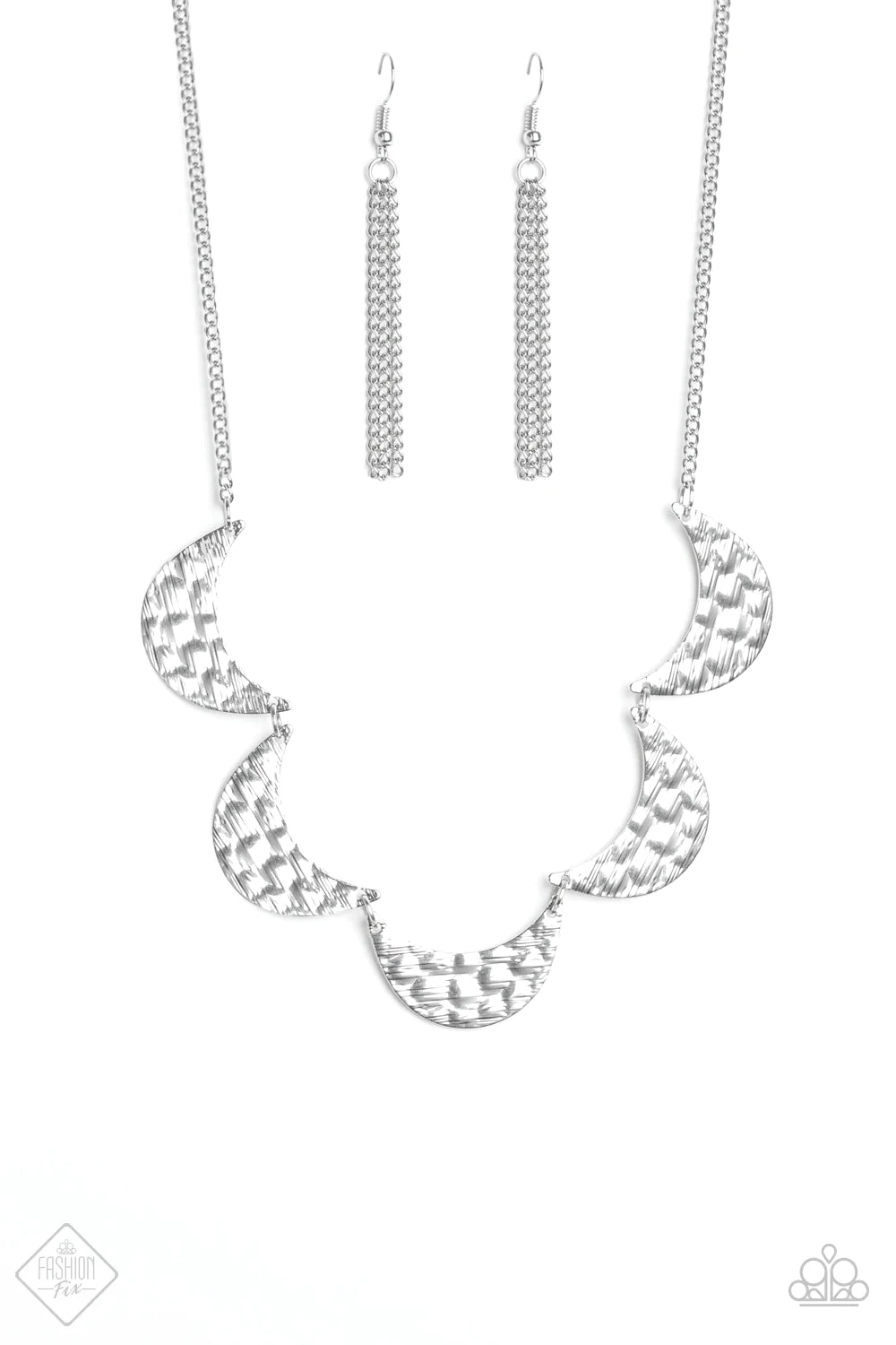 Paparazzi Necklace ~ Lunar Lights - Silver