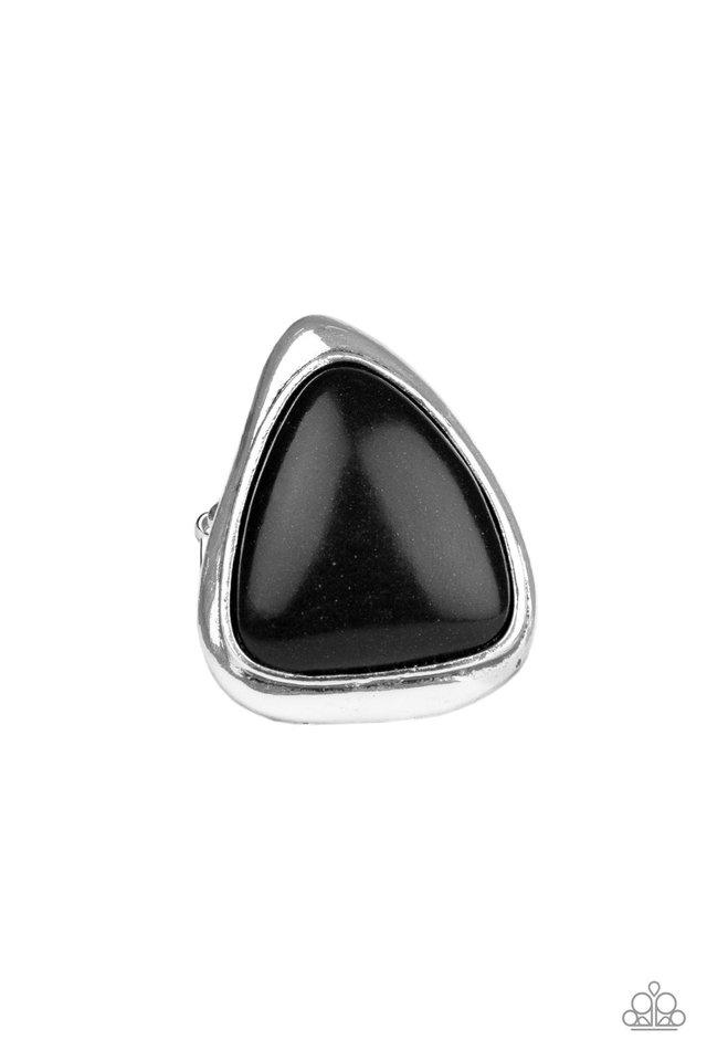 Paparazzi Ring ~ Stone Scene - Black