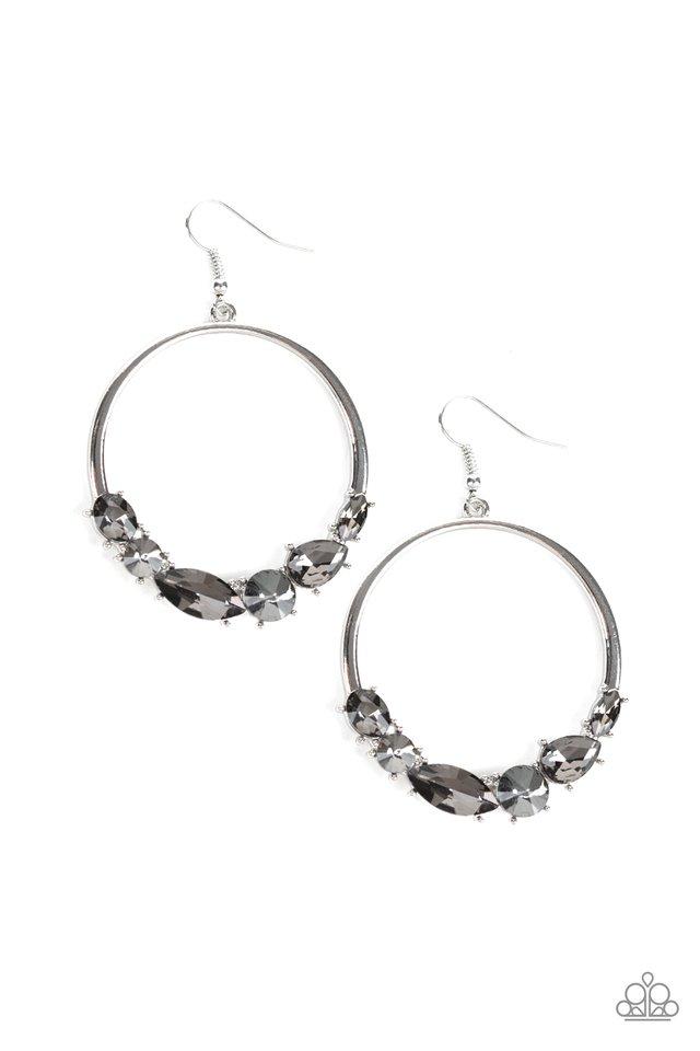 Paparazzi Earring ~ Legendary Luminescence - Silver