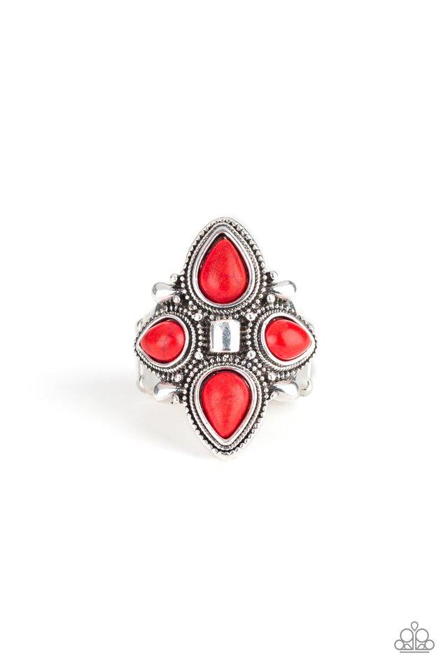 Anillo Paparazzi ~ Dune Runner - Rojo