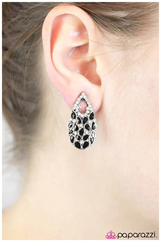 Pendiente Paparazzi ~ Crybaby - Negro