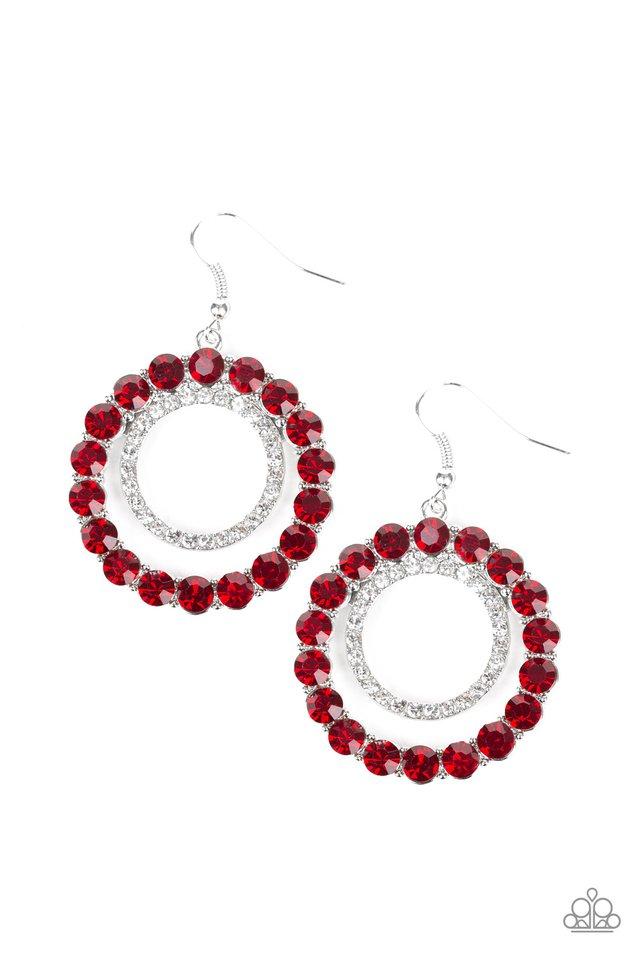 Paparazzi Earring ~ Spotlight Shout Out - Red