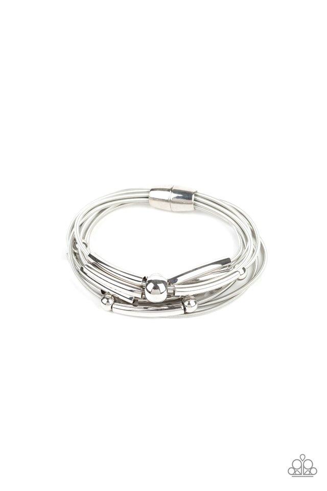Paparazzi Bracelet ~ Basic Magnetics - Silver