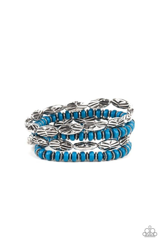 Paparazzi Bracelet ~ Wild Wonder - Blue