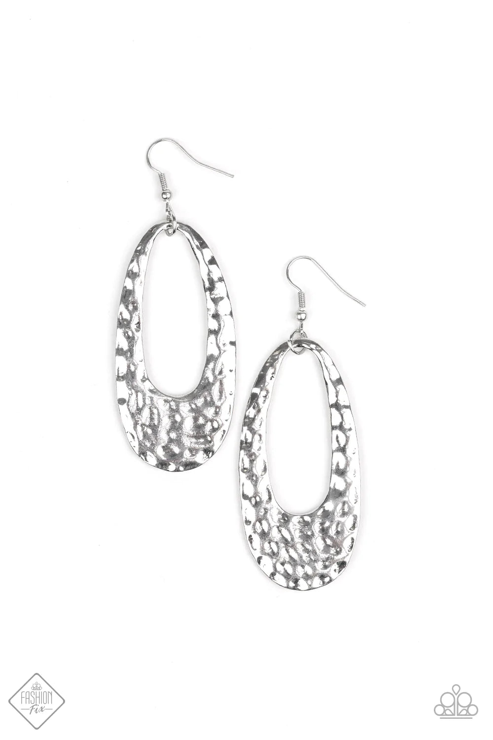 Paparazzi Earring ~ Artisan Abundance - Silver