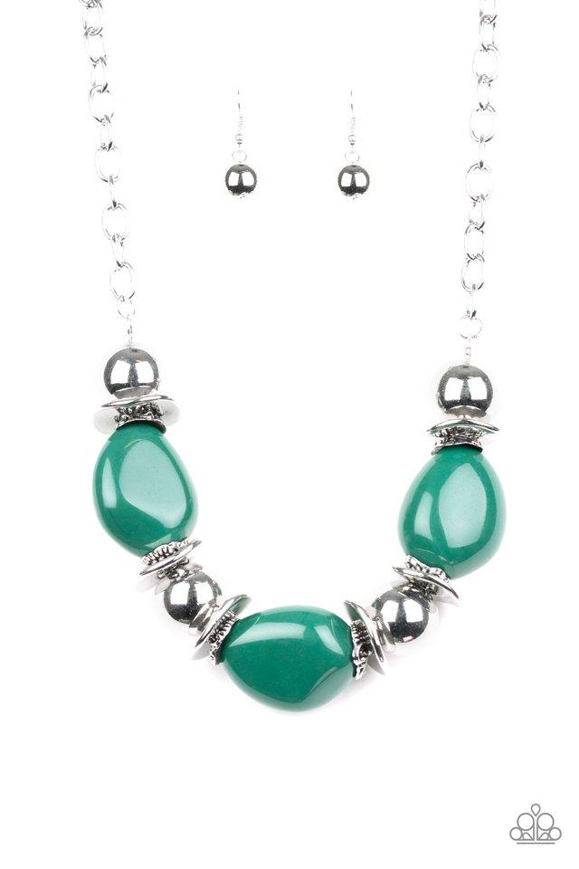 Collar Paparazzi ~ Vivid Vibes - Verde