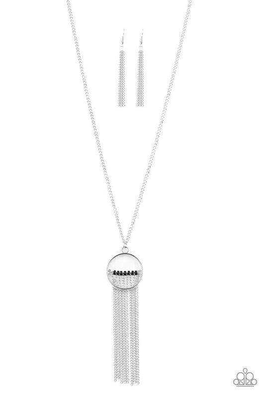 Terra Tassel - Black - Paparazzi Necklace Image