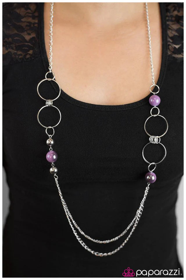 Collar Paparazzi ~ Termina lo que empezaste - Púrpura