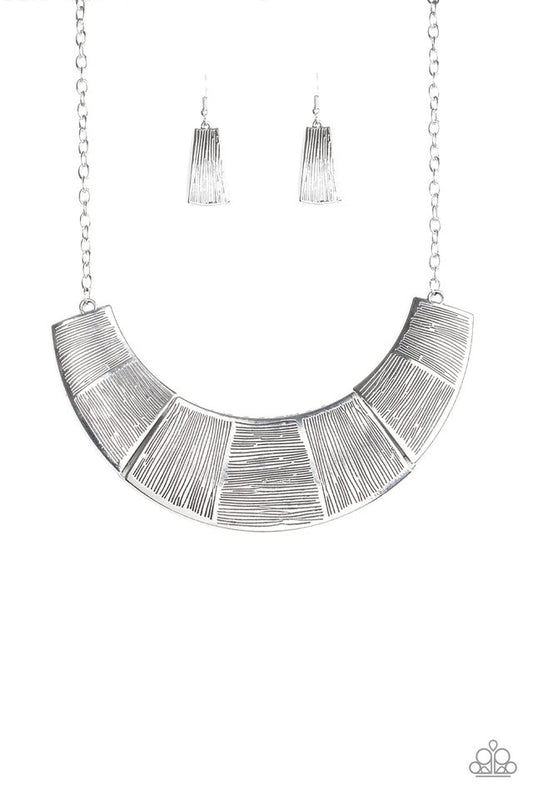More Roar - Silver - Paparazzi Necklace Image