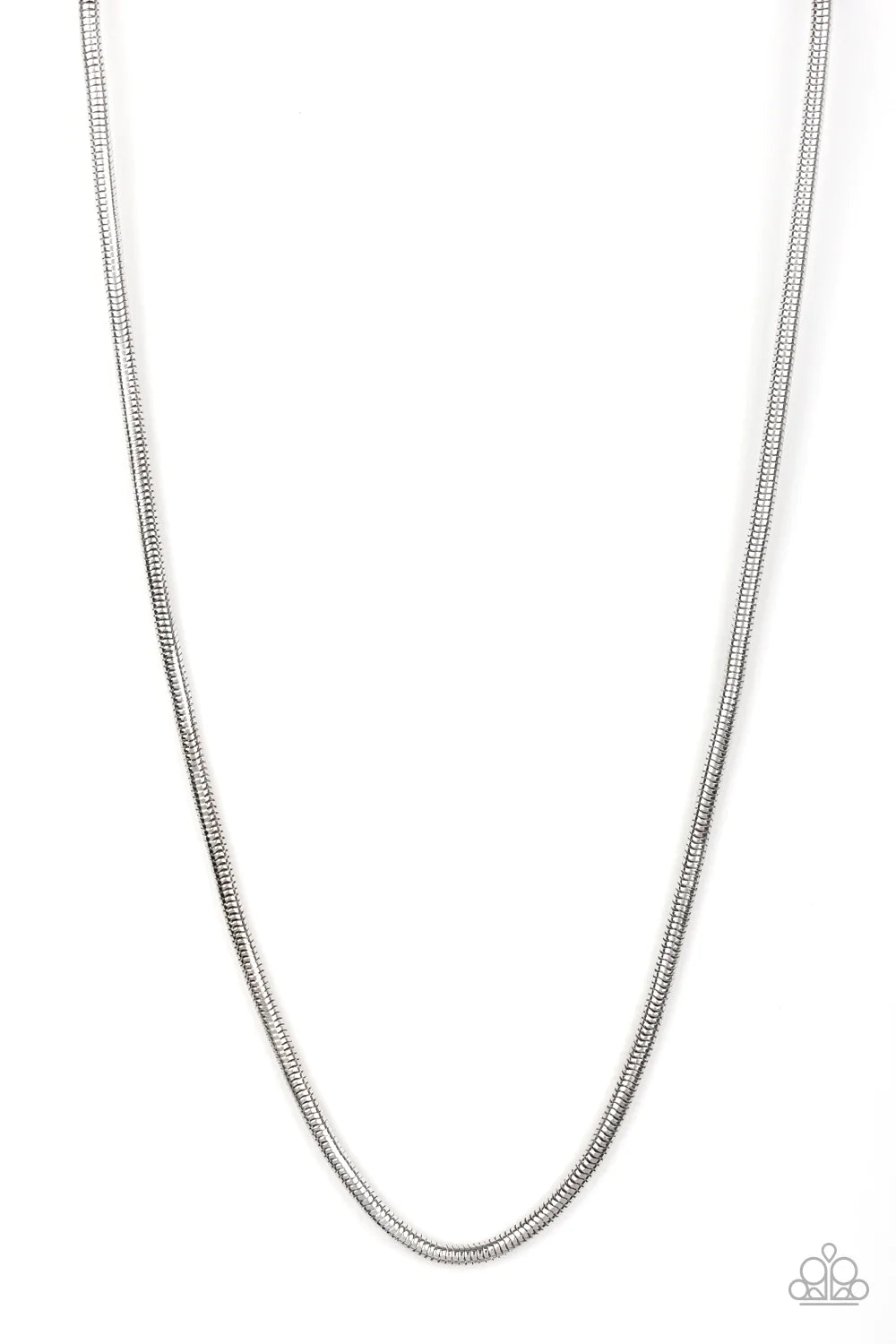 Paparazzi Necklace ~ Victory Lap - Silver