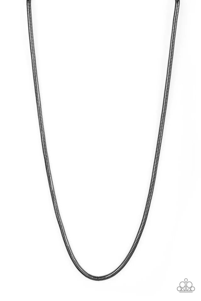 Paparazzi Necklace ~ Victory Lap - Black