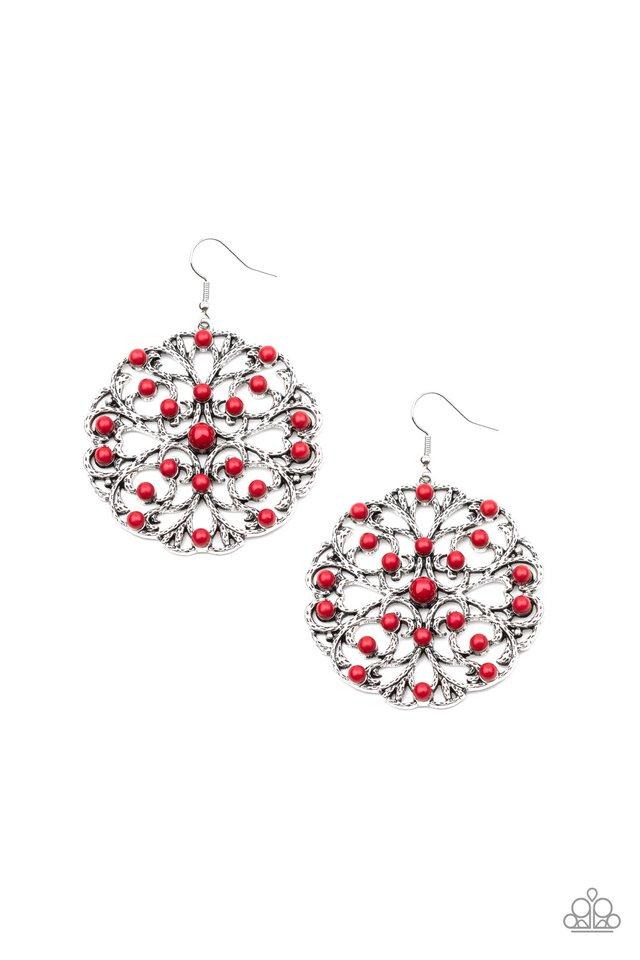 Paparazzi Earring ~ Rainbow Dew - Red – Paparazzi Jewelry | Online