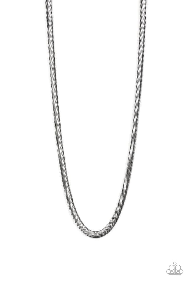 Paparazzi Necklace ~ Kingpin - Black