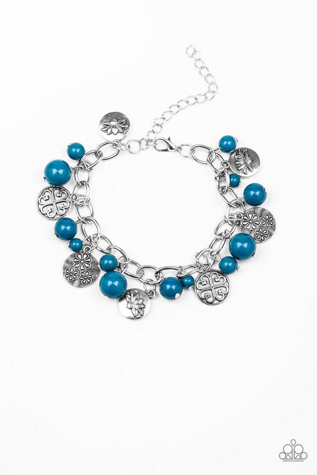 Paparazzi Bracelet ~ Lotus Lagoon - Blue