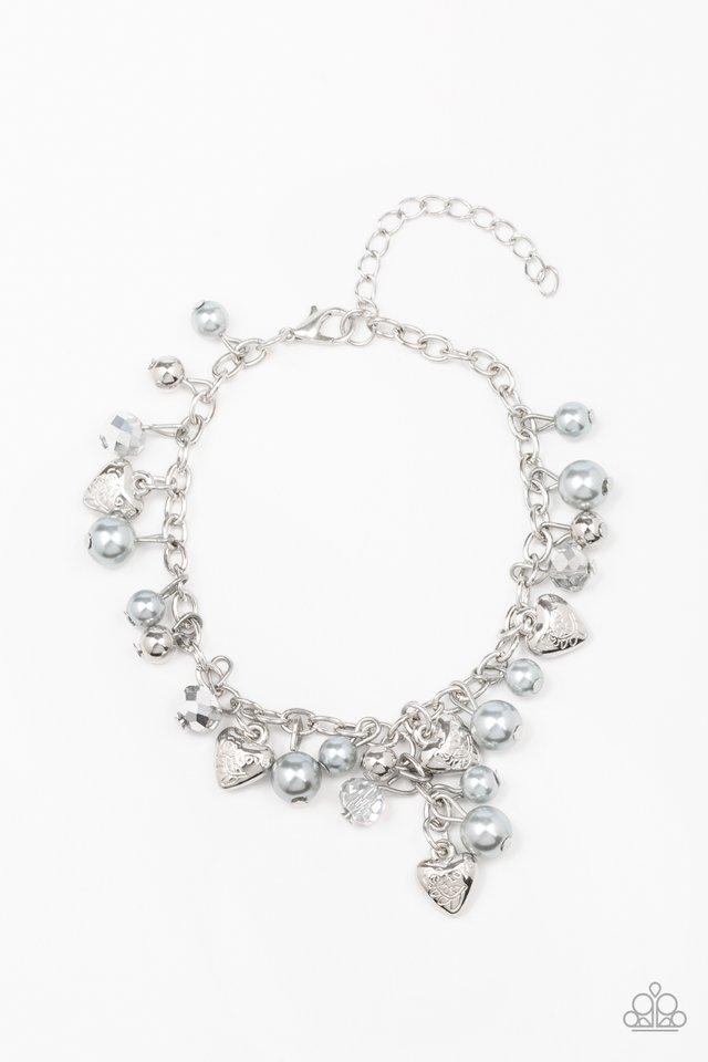 Paparazzi Bracelet ~ Heart Haven - Silver