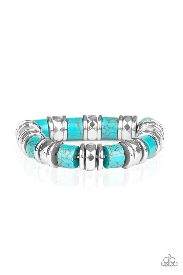 Paparazzi Bracelet ~ Sonoran Stonehenge - Blue