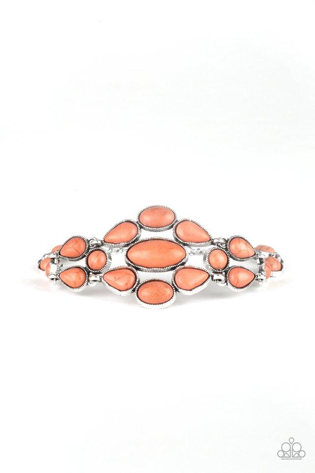 Pulsera Paparazzi ~ Praderas florecientes - Marrón