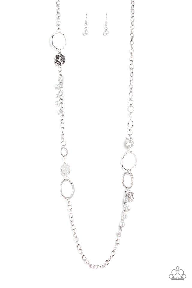 Collar Paparazzi ~ Coqueteo sin complejos - Plata
