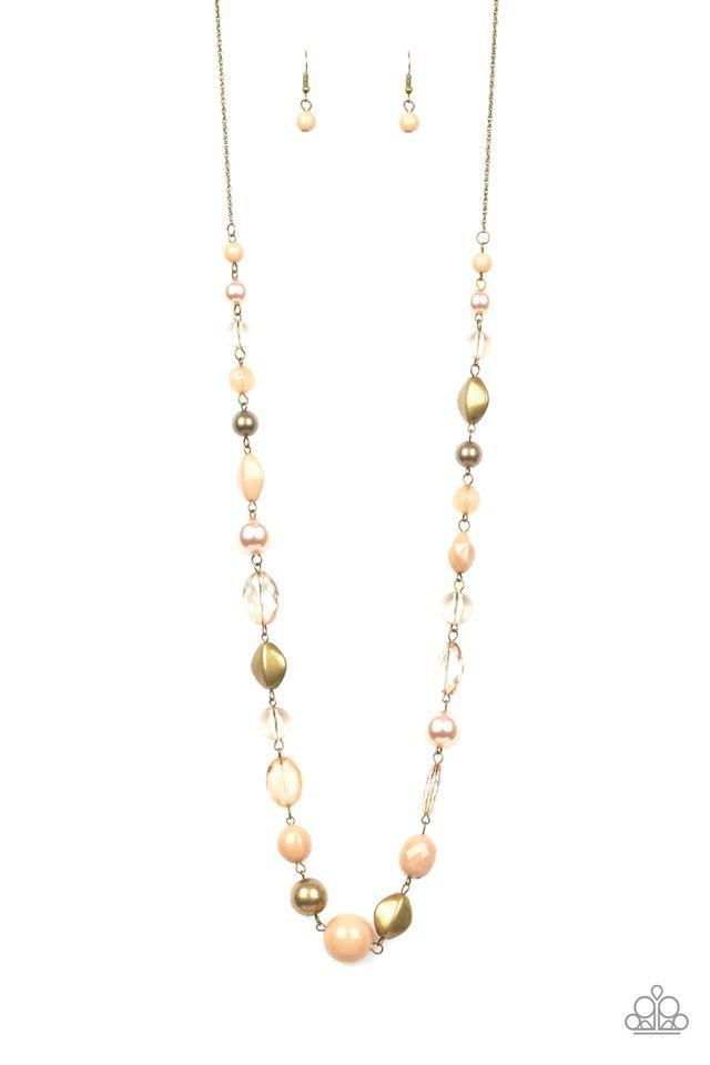 Collar Paparazzi ~ Tesoro secreto - Marrón