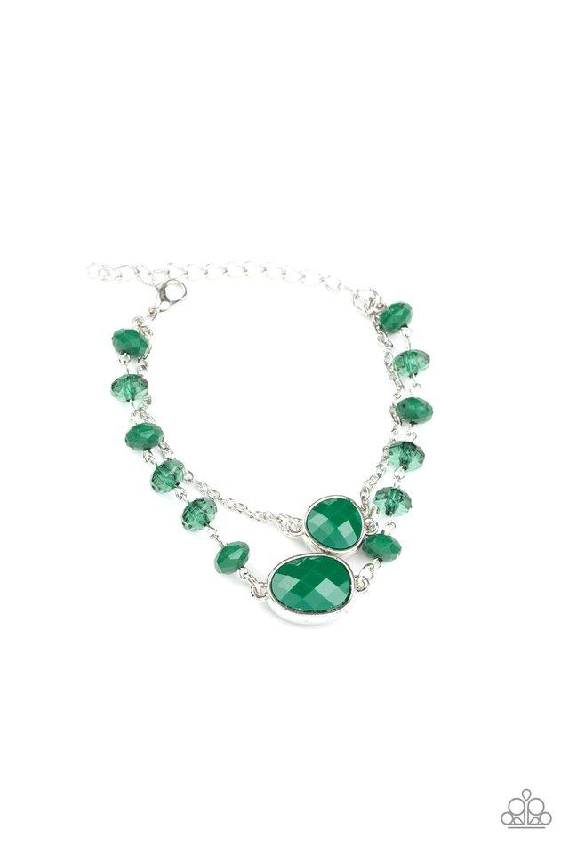 Pulsera Paparazzi ~ Crowd Pleaser - Verde
