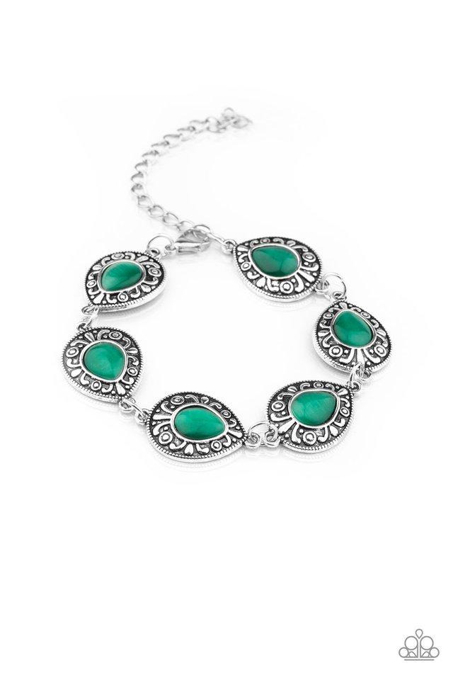 Pulsera Paparazzi ~ Enchantingly Ever After - Verde