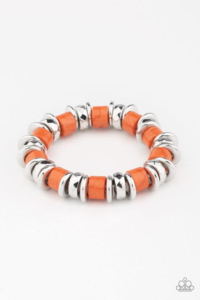 Pulsera Paparazzi ~ Sonoran Stonehenge - Naranja