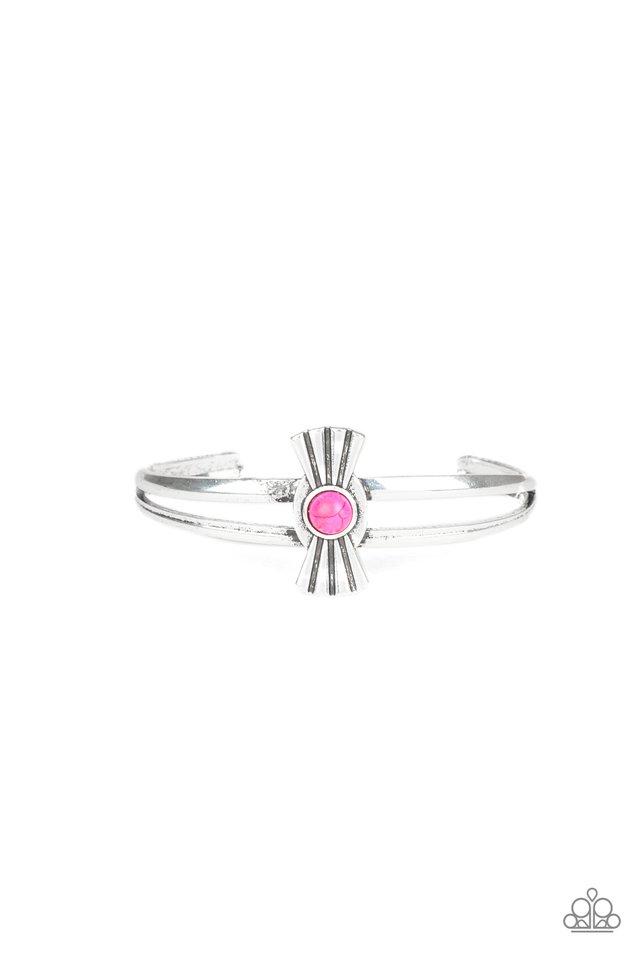 Paparazzi Bracelet ~ Adobe Sunset - Pink