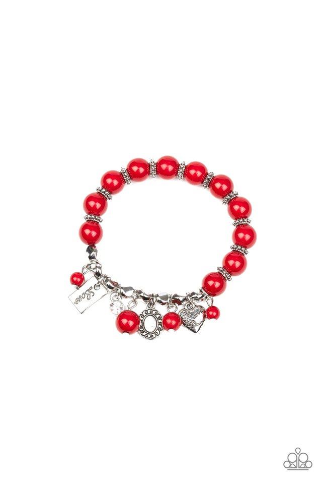 Paparazzi Bracelet ~ One True Love - Red