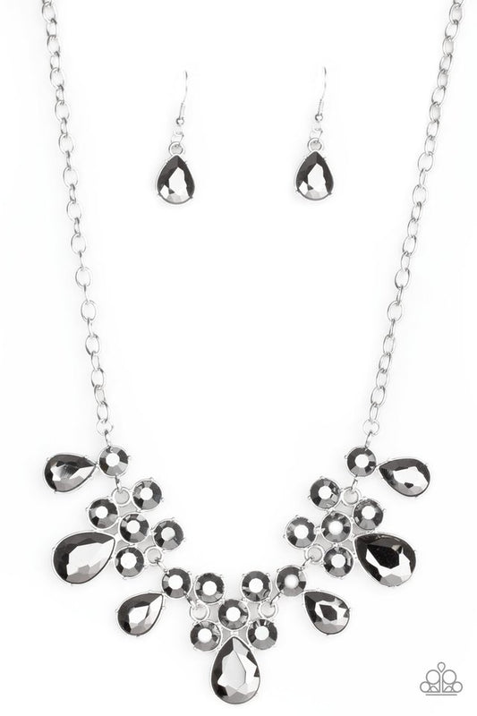 Debutante Drama - Silver - Paparazzi Necklace Image