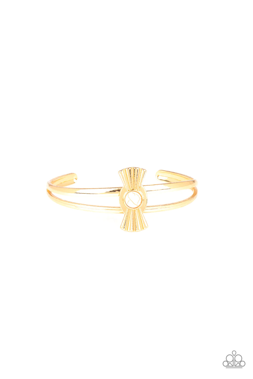 Paparazzi Bracelet ~ Adobe Sunset - White