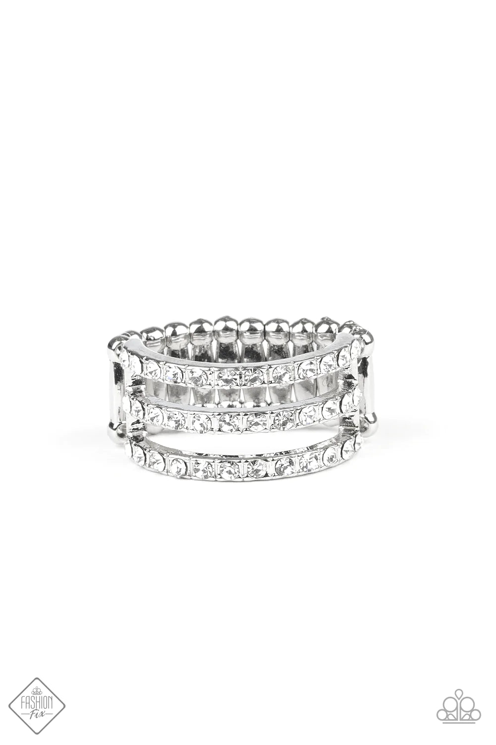 Paparazzi Ring ~ Seeking Shimmer - White