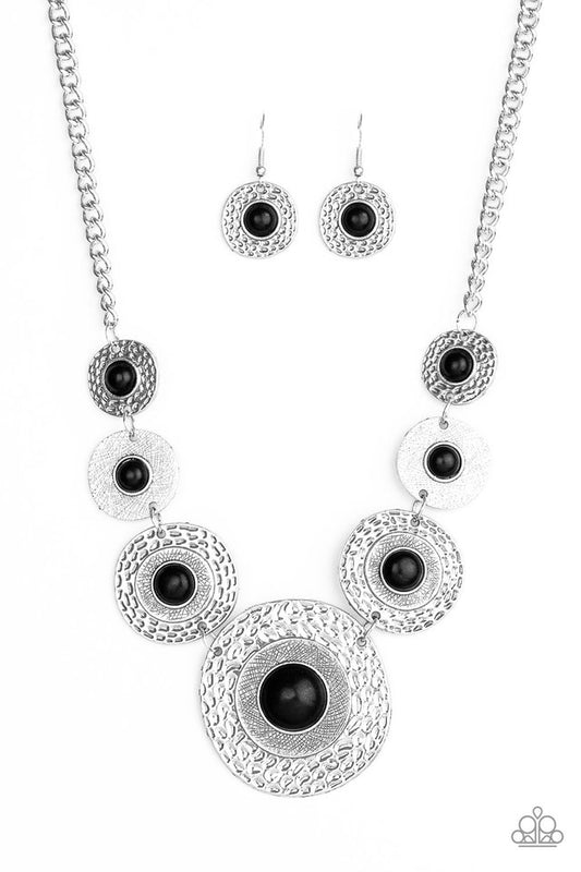 Tiger Trap - Black - Paparazzi Necklace Image
