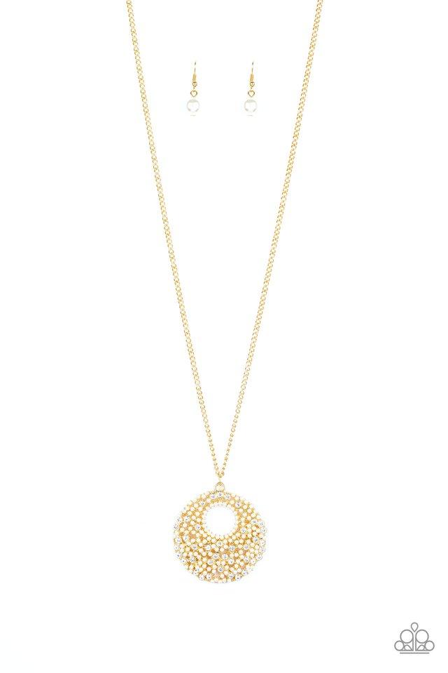 Paparazzi Necklace ~ Pearl Panache - Gold