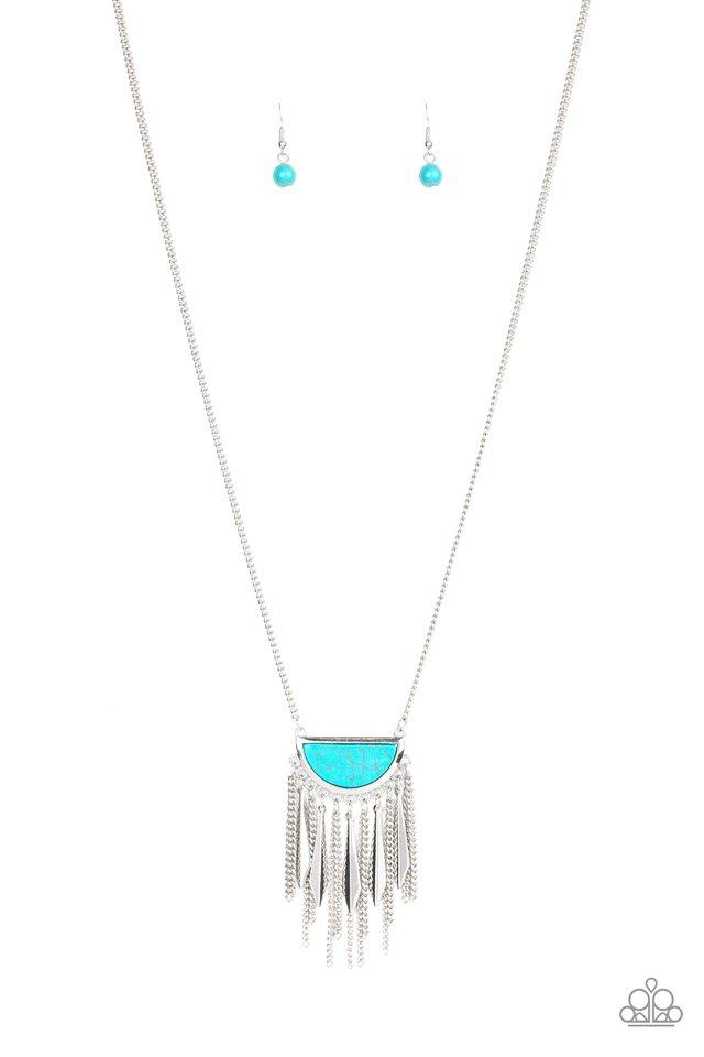 Collar Paparazzi ~ Desert Hustle - Azul