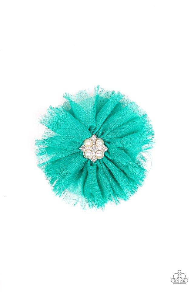 Paparazzi Hair Accessories ~ Flowering Fringe - Green