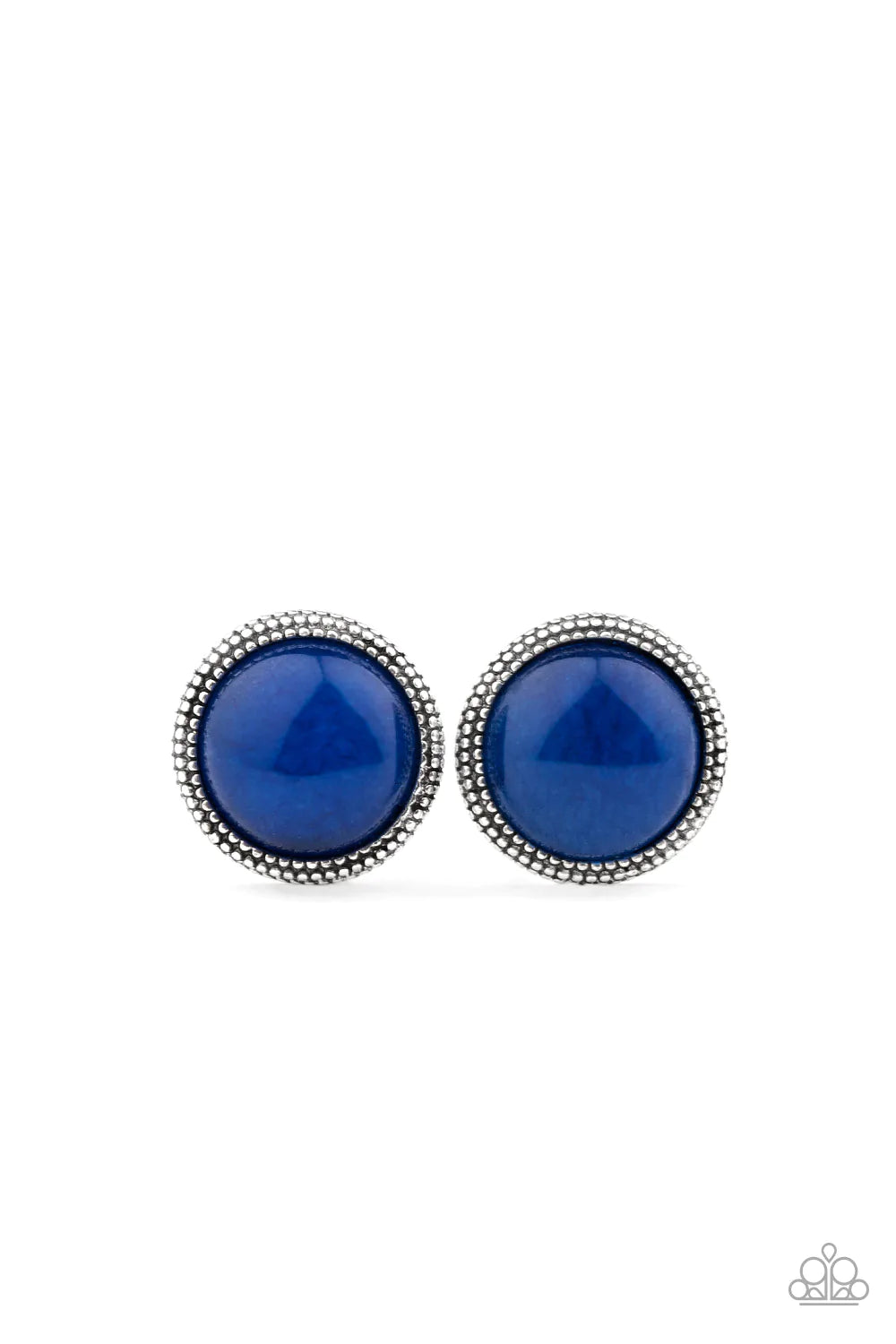 Paparazzi Earring ~ Desert Dew - Blue