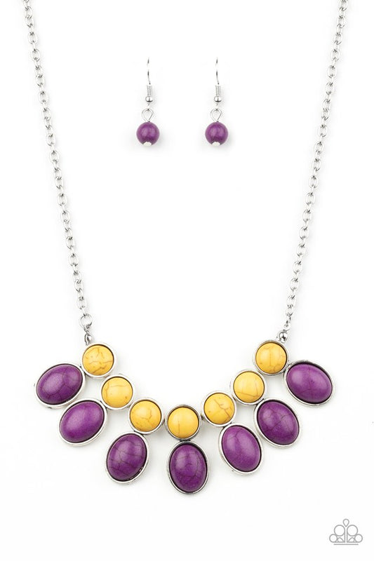 Environmental Impact - Purple - Paparazzi Necklace Image