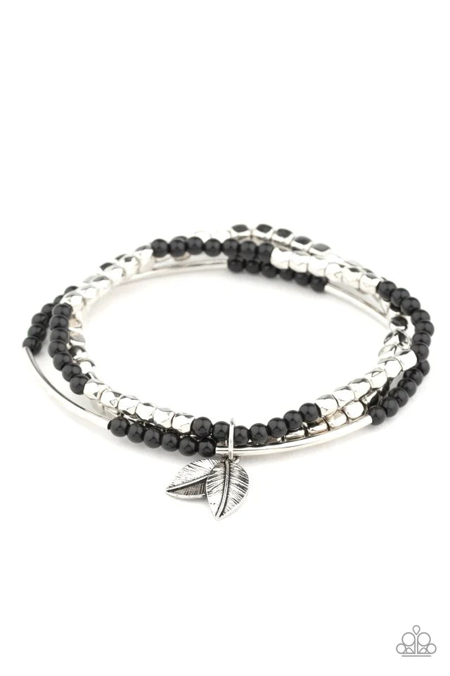 Pulsera Paparazzi ~ Desert Wanderer - Negra
