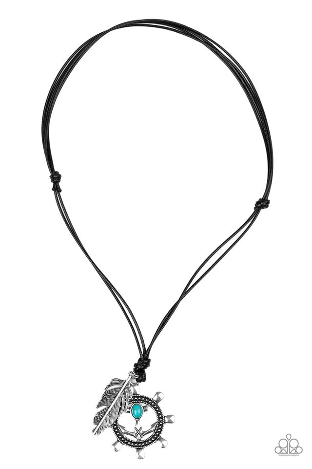 Sea Bird - Blue - Paparazzi Necklace Image