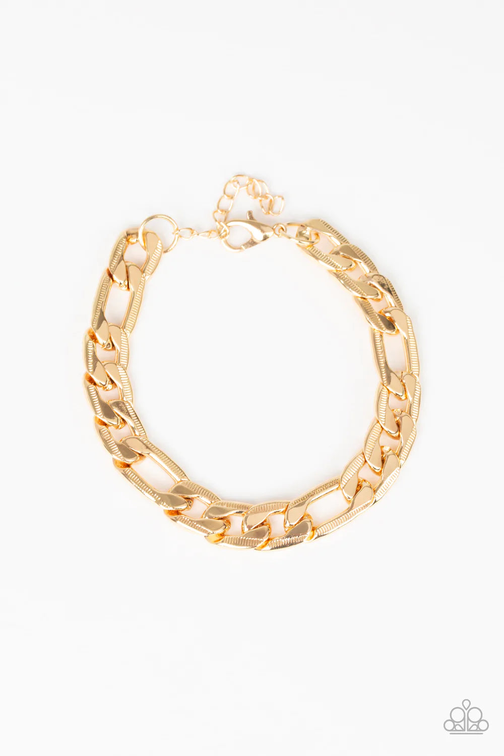 Paparazzi Bracelet ~ Home Team - Gold