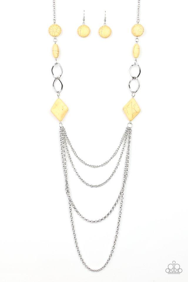 Paparazzi Necklace ~ Desert Dawn - Yellow