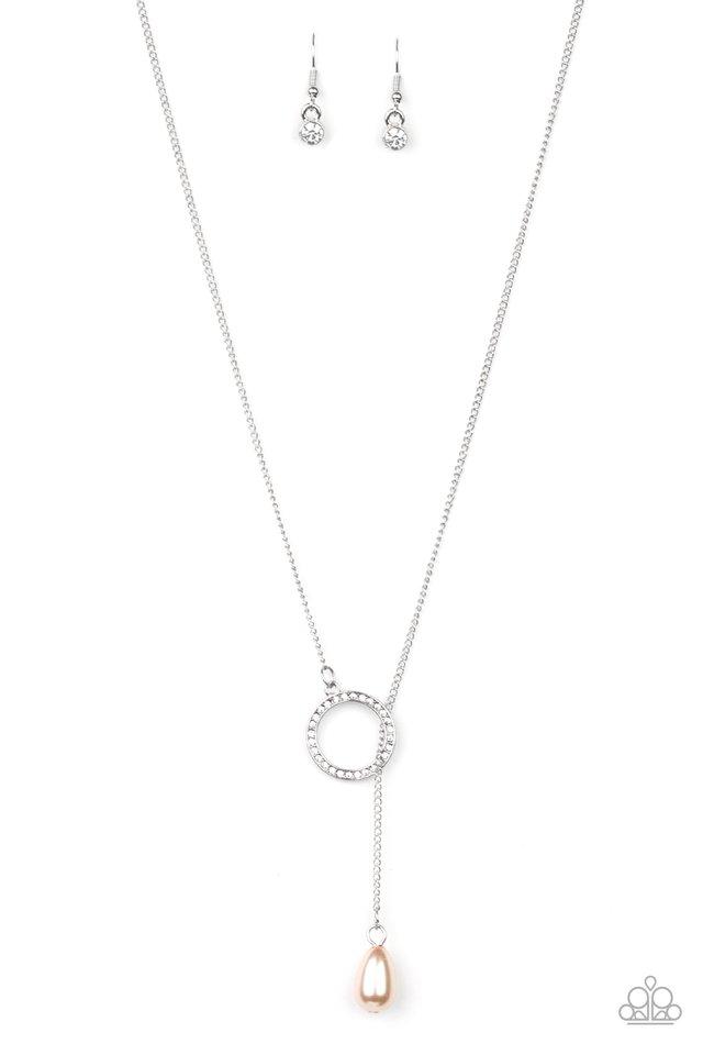 Collar Paparazzi ~ Social Luster - Marrón