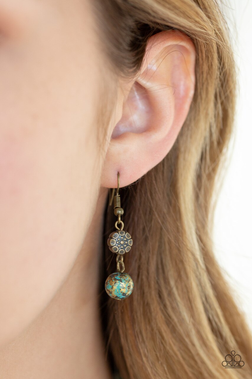 Paparazzi Necklace ~ Gatherer Glamour - Brass