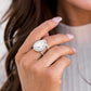 Paparazzi Ring ~ BLINGing Down The House - White
