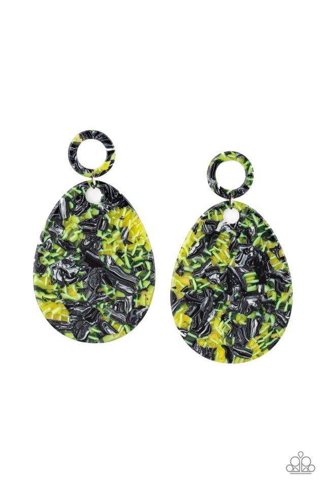 Paparazzi Earring ~ Retro-politan- Multi
