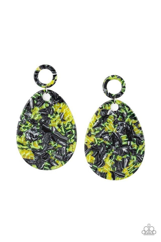 Paparazzi Earring ~ Retro-politan- Multi