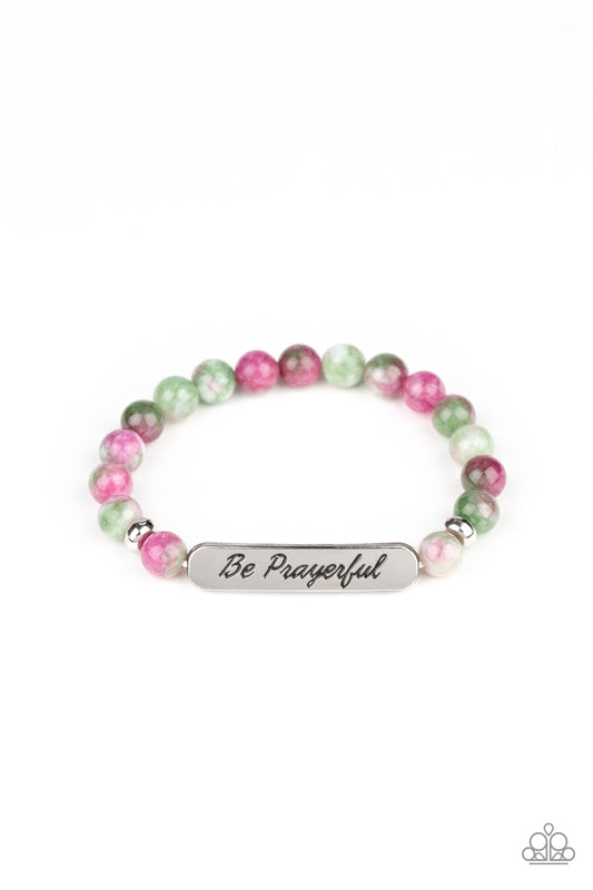 Paparazzi Bracelet ~ Be Prayerful - Purple